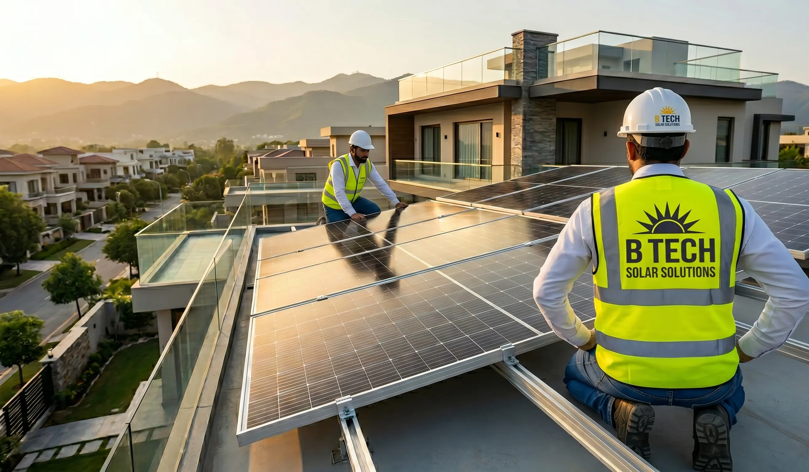 B Tech Solar Installation