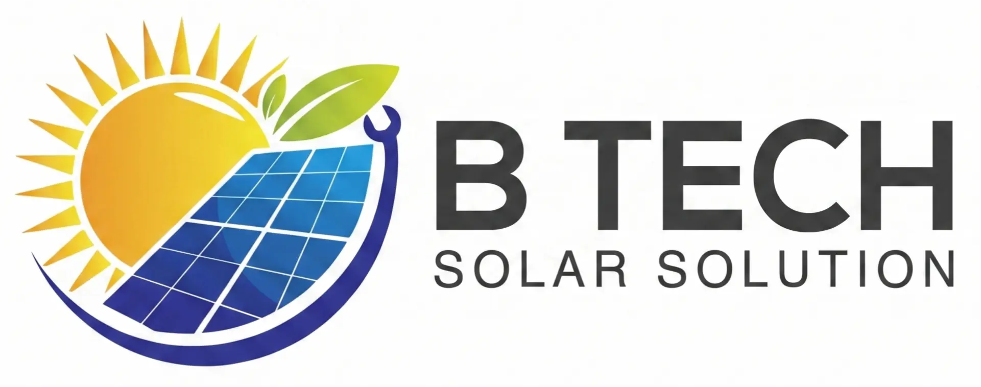 B Tech Solar Solution Logo