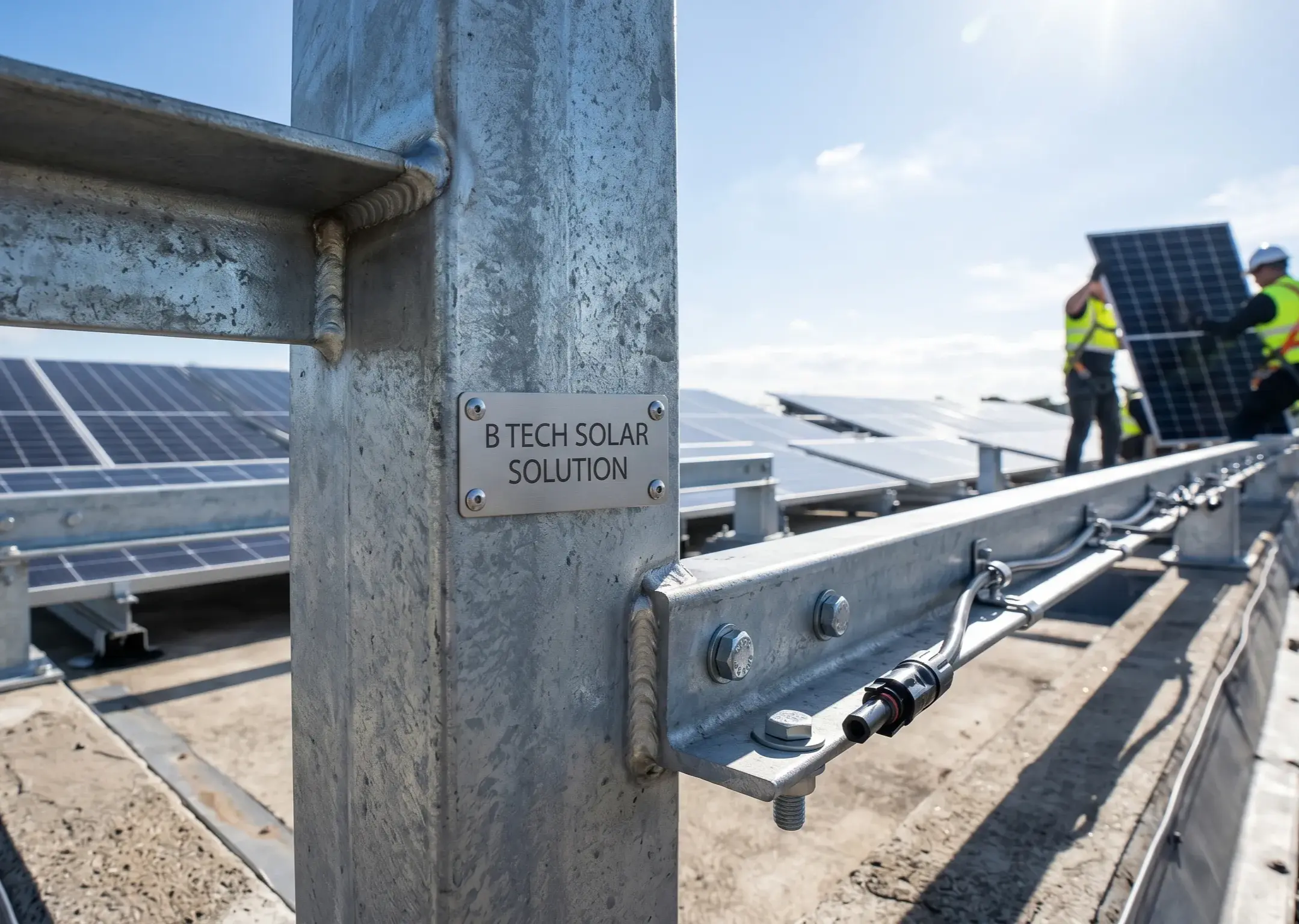 Elevated Solar Structure Fabrication