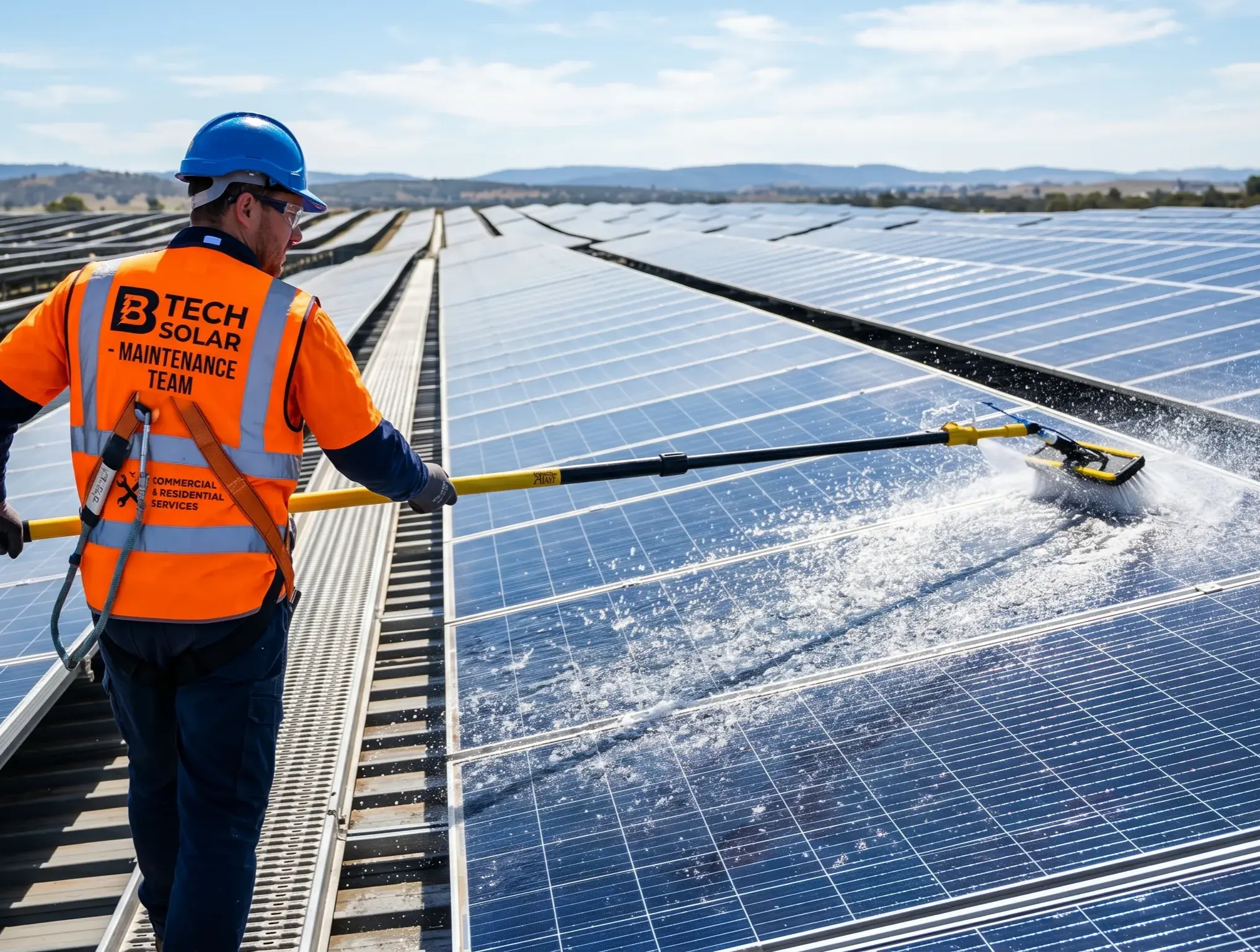 Solar Panel Maintenance and Cleaning